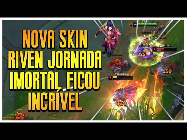 A NOVA SKIN DA RIVEN DÁ MAIS DANO? 