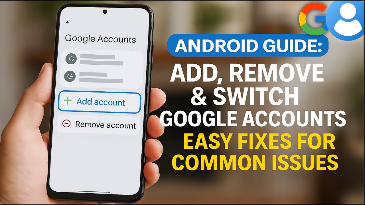 How to Manage Multiple Google Accounts on Android | Add, Remove, Switch ...