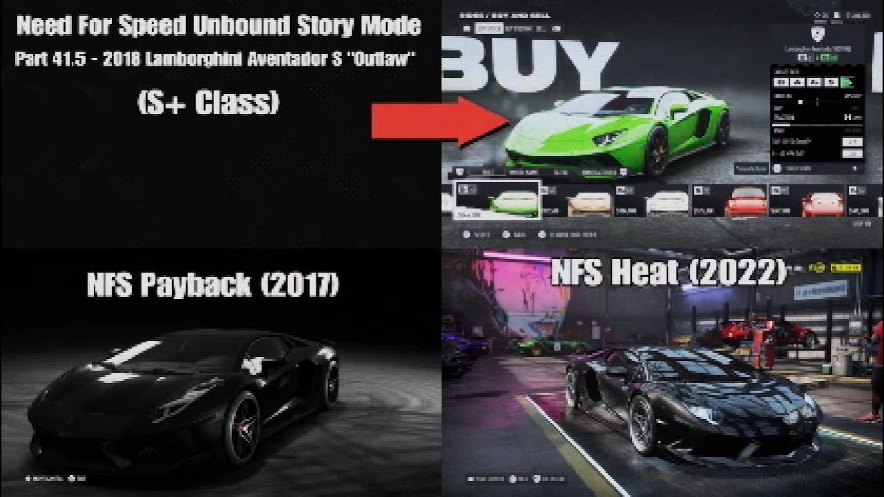 Need For Speed Unbound Story Mode Part 41.5 - 2018 Lamborghini Aventador S 