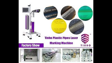 Continuous Fly laserjet marking series numbers for HDPE Pipe Laser Marking Solutions