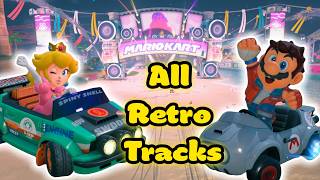 Mario Kart World – ALL 10 Retro Tracks on 150cc! 2 Player - Mario & Peach Gameplay. 4K