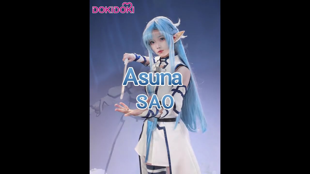 Ready For ShipDokiDoki-SR Anime Sword Art Online Cosplay Yuuki Asuna   dokidokicosplay