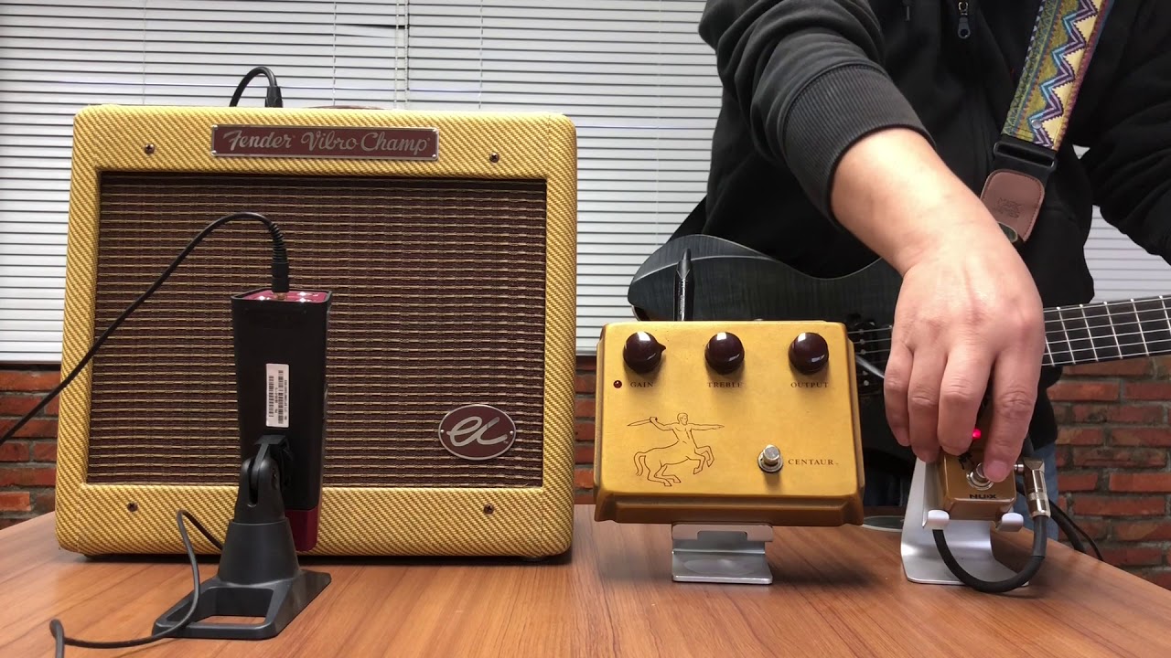 Tone Check] NUX Horseman VS Klon Centaur In-depth comparison - YouTube