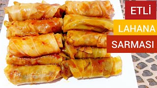 Tam Kıvamında Etli Lahana Sarması Lahana Dolması