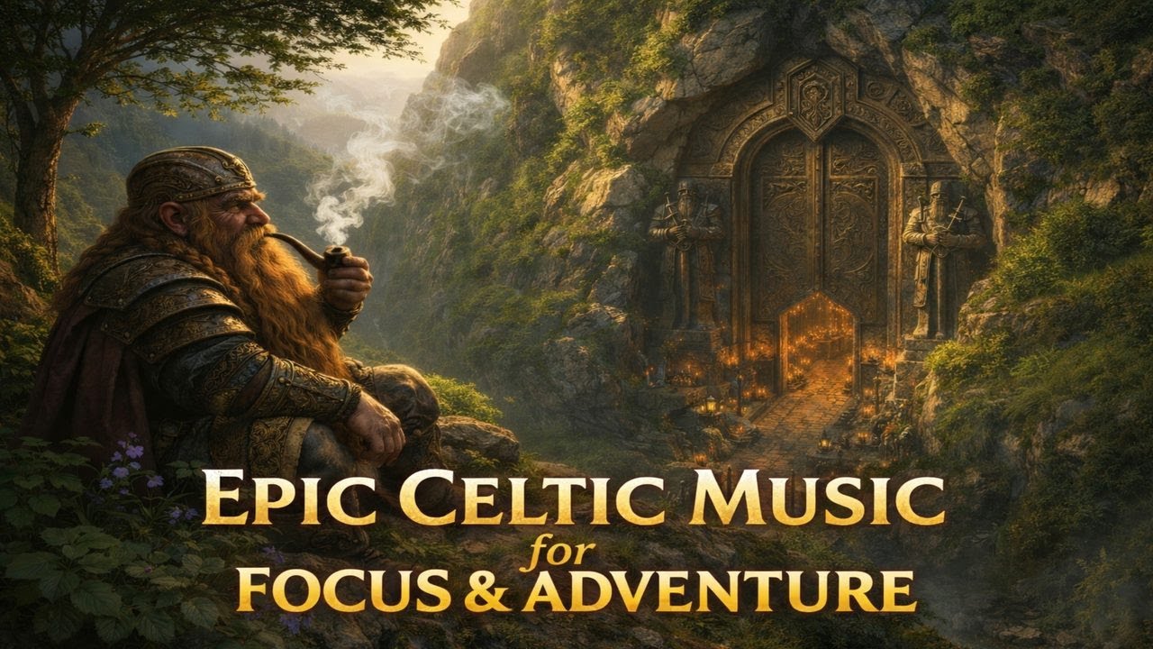 Epic Celtic Dwarven Music 🛡️ Focus & Adventure  Fantasy Ambient (2 Hours)