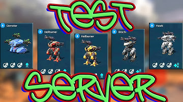 War Robots Test Server Gameplay