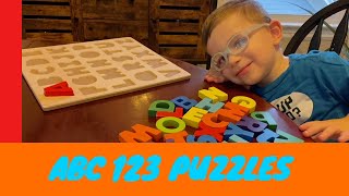 Abc 123 Puzzles Learn The Order Of The Alphabet With Victor Educational
