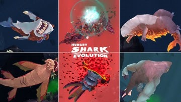 HUNGRY SHARK EVOLUTION - ALL DEEP SEA DEATH NEW 2025 (NEW ASTAROTH UPDATE)