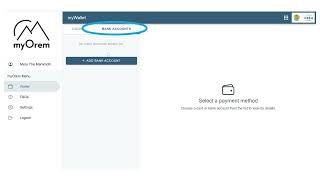 Adding Your Payment Methods to myOrem