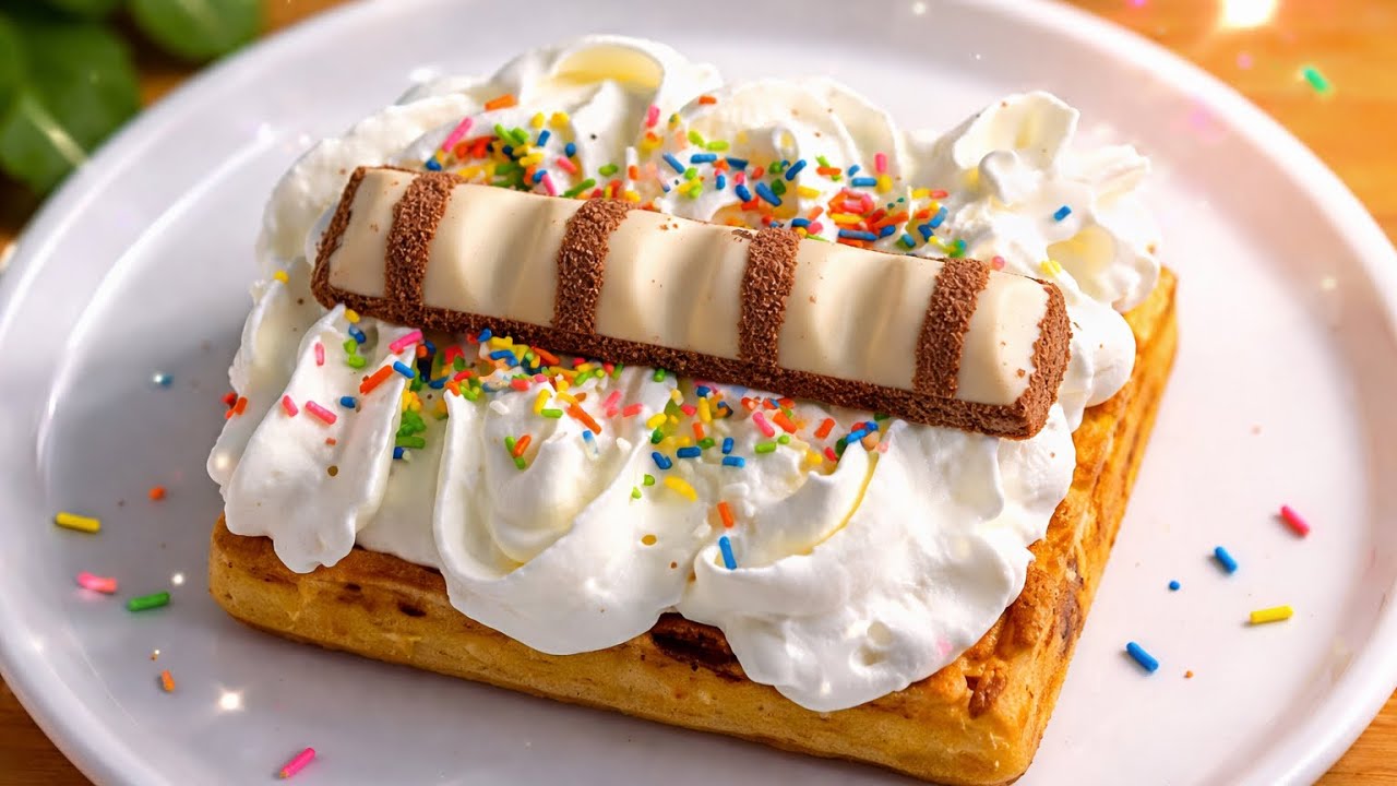 The Ultimate Kinder Bueno Waffle | You Have to Try This 😱 🍫 