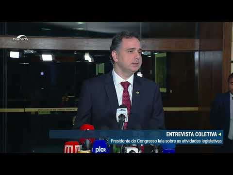Presidente do Congresso, Rodrigo Pacheco fala sobre orçamento secreto - 16/12/22