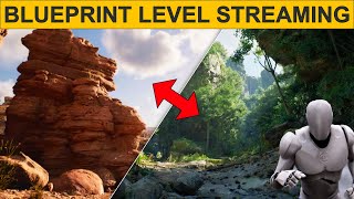 BLUEPRINT LEVEL STREAMING  |  Unreal Engine 5 Load & Unload Level Tutorial - Deutsch / German