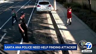 Attack on Orange County food truck worker caught on video