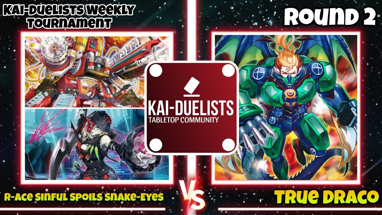 Yu-Gi-Oh! - Rescue-Ace Sinful Spoils Snake-Eyes vs True Draco | Kai-Duelists Weekly | OCG