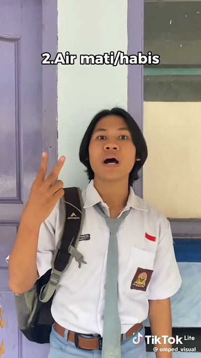 tipe tipe berak di wc sekolah @Omped_Visual22