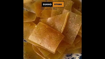 Bánh phồng tôm Năm Căn đặc biệt vị truyền thống không bột ngọt không hạt tiêu   Sukhostore