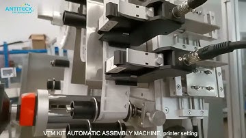 Labeling Machine Operation For VTM Kit Automatic Assembly Machine - VTM Kit Manufacturer - ANTITECK