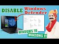 Permanently Disable Windows Defender in Windows 10 & 11 (Quick & Easy)
