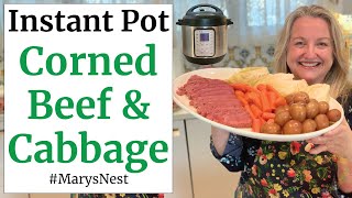 Instant Pot Corned Beef and Cabbage  Easy Corned Beef and Cabbage Instant Pot Recipe