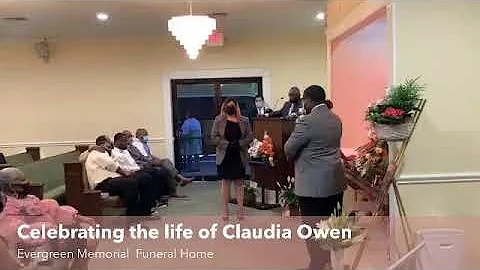 Funeral Service For Claudia Owen