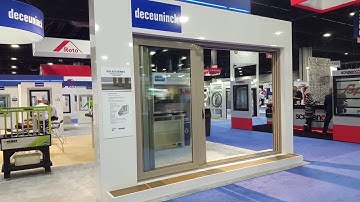 Automatic Three Panel Sliding Patio Door