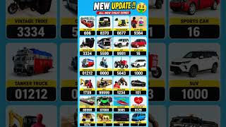 Top 10 Secret Cheat Codes in Indian Bike Driving 3D 😱#shorts