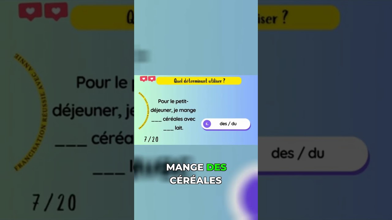 Quiz pronoms Y et EN