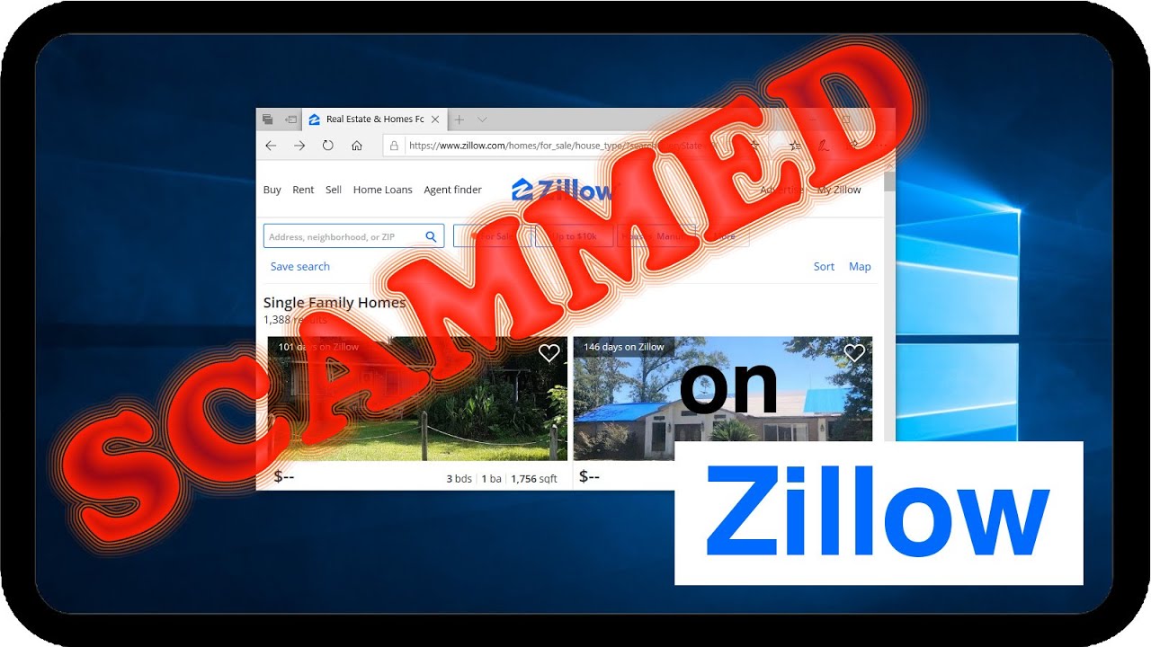 I was SCAMMED on ZILLOW - YouTube