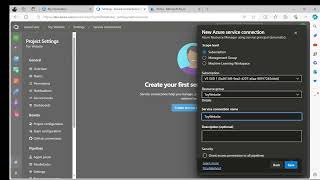 How to create an Azure Pipelines service connection Profile