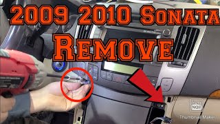 2009 2010 Sonata How to remove radio install Apple carplay Android auto