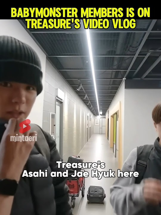 Babymonster spotted in treasure's vlog #babymonster #treasure #asahi #pharita #apt #shorts #fyp