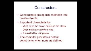 Intermediate Java Programming - Object Concepts   Part 1