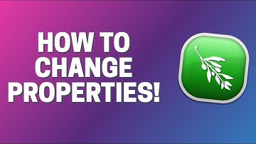 How To Change Properties in Olive Video Editor