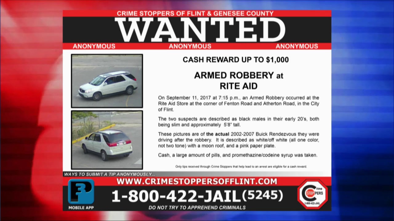 Flint Rite Aid Armed Robbery - YouTube