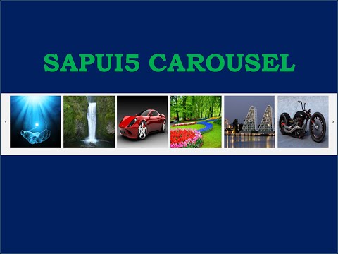 Carousel - How to create SAPUI5 Carousel