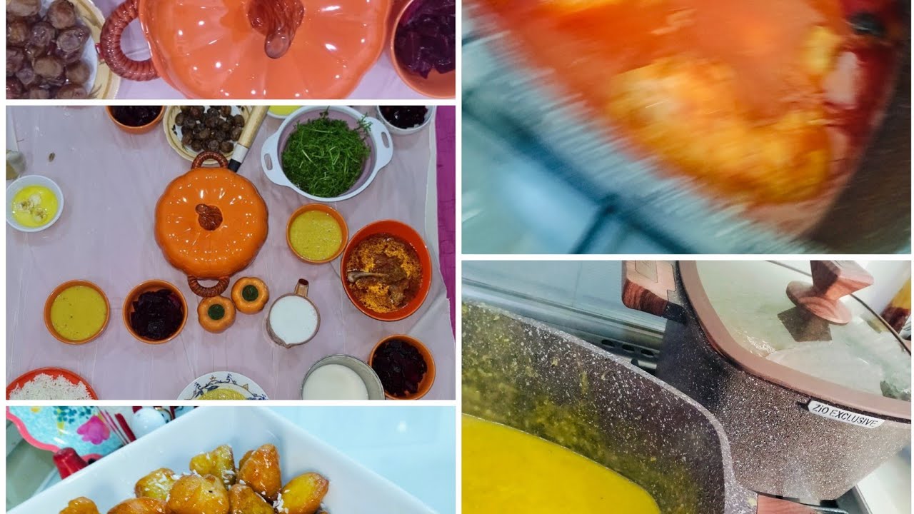 روتين يوم كامل فطور رمضاني بسيط#عمل اللقيمات المقرمشة وعمل#مركة الدجاج الحمرة طعم يجنن