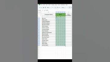 Google Sheet - Attendance sheet with checkbox in google sheets #shorts #tipsandtricks