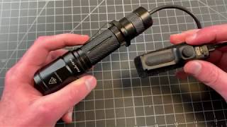 fenix 5 flashlight momwntary pressure ALG-05 Tactical Remote Switch Mount  Fenix Store Cable switch TOGO Fenix AER Tactical Remote Pressure Switch Mount