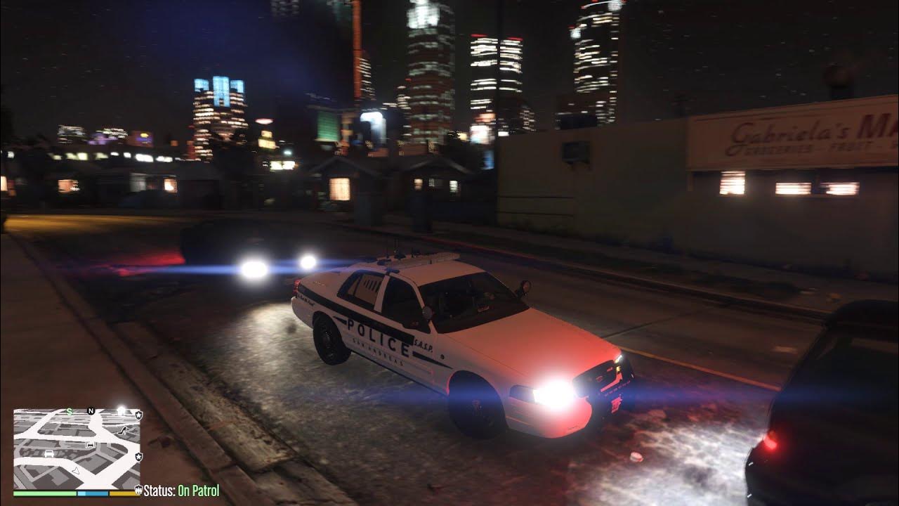 LSPDFR VISUAL V, RADIANCE V(very bright), ENB AND MVGA POLICE