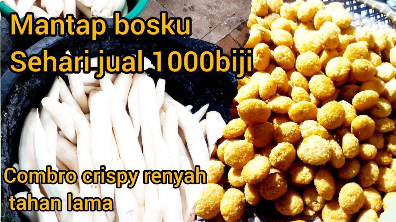cara mudah membuat combro crispy renyah tahan lama #combro #oncom #umkm