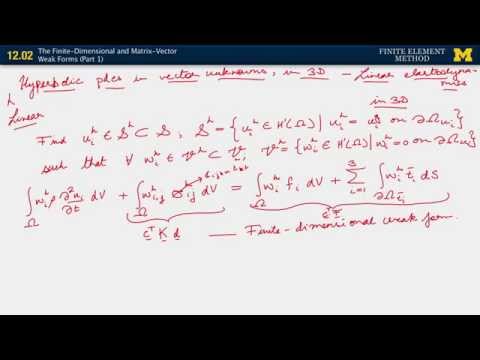 12.02. The Finite-Dimensional