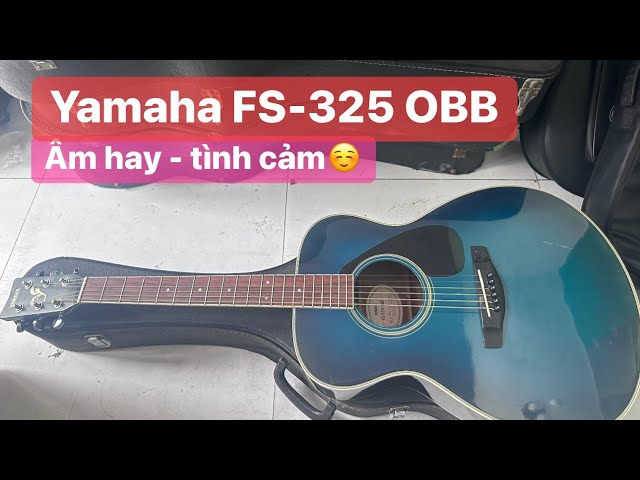 Đàn guitar Yamaha FS-325 OBB âm hay. Giá: 2tr2 guitar nhật