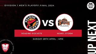 Division One Men's Playoff Final: Reading Rockets v Hemel Storm - 28.04.24