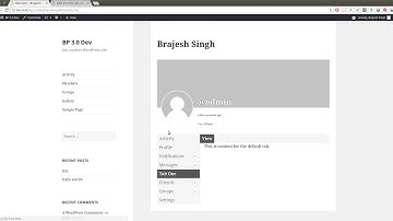 Create New BuddyPress Profile Tab