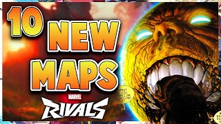 10+ MAPS WE MIGHT SEE IN MARVEL RIVALS