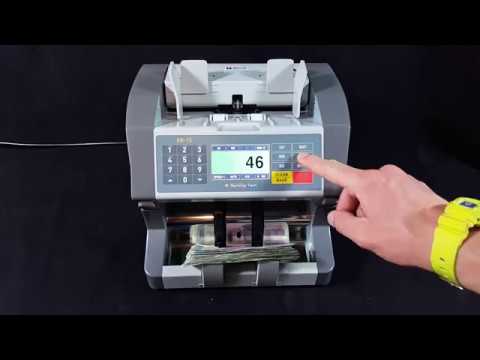 Liczarka banknotów EB-10 Banknote Counter Fast money counting - YouTube