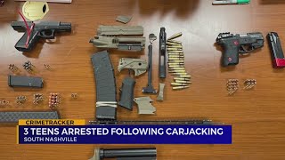 Three teens charged with aggravated robbery after South Nashville carjacking