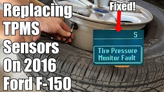 How to Replace TPMS Sensors 2016 Ford F150