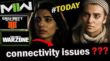 Connectivity issues Call of duty #modernwarfare2/#warzone & Black Ops 4 || by borntoplaygames