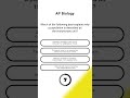 AP Biology Quiz in 20s | QOTD #004 (AP Bio) ’25 #shorts #quiz